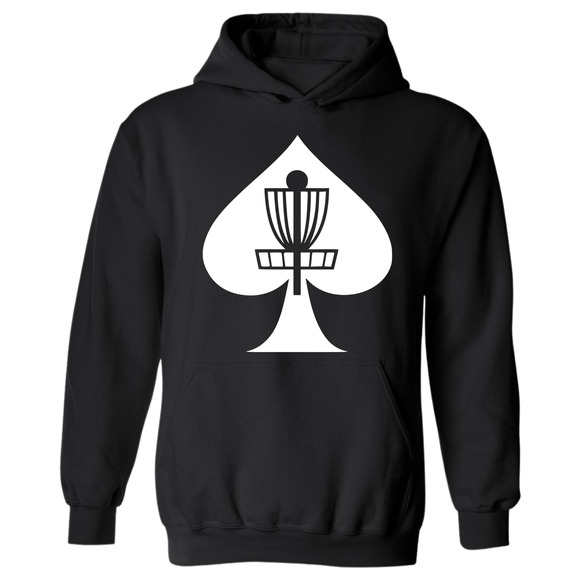 Disc Golf Hoodie ACES BASKET Discgolfer Discgolfing Sweatshirt - Picture 5 of 11